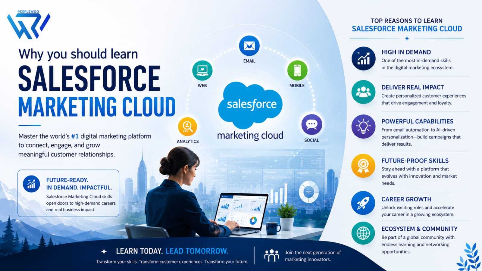 Why you should learn Salesforce Marketing Cloud Engagement? | Peoplewoo Skills